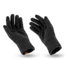 Pánské zimní dotykové rukavice - tmavě šedé