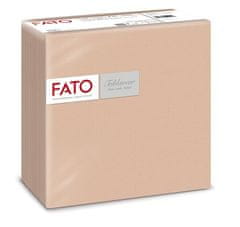 Fato Ubrousky "Airlaid Shade", cappuccino, 1/4 skládání, 40x40 cm