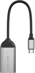 Hyper Drive adaptér USB-C na 8K 60Hz / 4K 144Hz HDMI, stříbrná