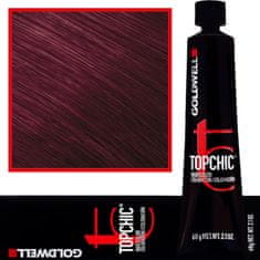 GOLDWELL Topchic 5RR MAX - profesionální barva na vlasy, dlouhotrvající účinek, hluboká, intenzivní a dlouhotrvající barva, 60ml