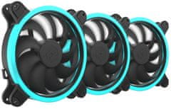 SilentiumPC sada přídavných ventilátorů Sigma HP Corona RGB 140 3-pack / 3x 140mm fan / RGB LED / ultratichý