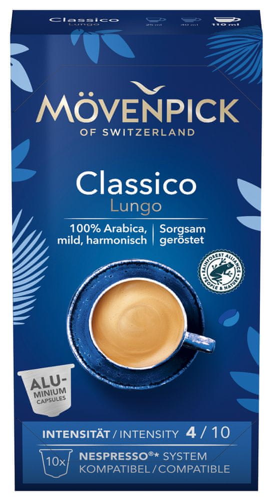 Levně Mövenpick kávové kapsle Lungo Classico