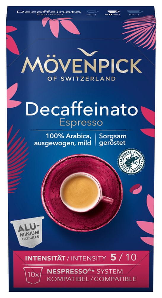 Levně Mövenpick kávové kapsle Decaffinato