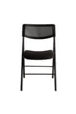 Alba Skládací židle "CPDIVANO N", černá, kov a textil, CPDIVANO N