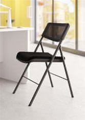 Alba Skládací židle "CPDIVANO N", černá, kov a textil, CPDIVANO N