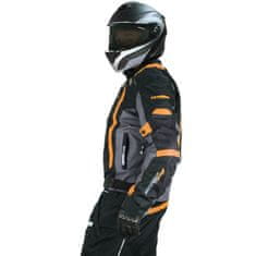 Cappa Racing Bunda moto AREZZO textilní černá/oranžová M