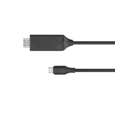 Krüger&Matz Kabel HDMI - USB typu C 2 m Kruger & Matz černý KM1249