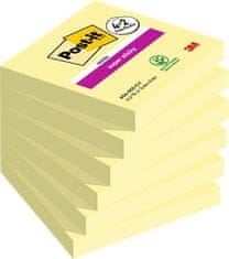 3M Samolepicí bloček "Super Sticky", žlutá, 76 x 76 mm, 6x 90 listů, 7100259321