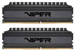 Patriot Viper 4 Blackout 16GB DDR4 3600 MHz / DIMM / CL18 / Heat shield / KIT 2x 8GB