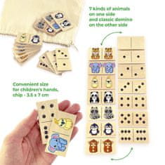 Ulanik Stolní hra Domino "Zvířata"