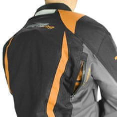 Cappa Racing Bunda moto AREZZO textilní černá/oranžová 2XL