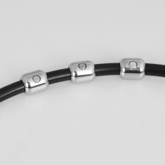 inSPORTline Magnetický náhrdelník Alkione (Barva: černá)