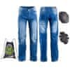 Pánské moto jeansy Davosh (Velikost: 3XL, Barva: modrá)