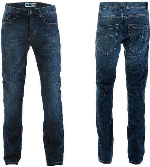 PMJ Promo Jeans Pánské moto jeansy PMJ Rider (Velikost: 38, Barva: modrá)