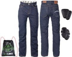 W-TEC Pánské moto jeansy Resoluto (Velikost: S, Barva: modrá)