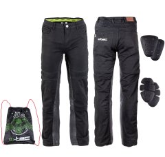 W-TEC Pánské moto kalhoty Raggan (Velikost: 5XL, Barva: černá)