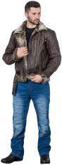W-TEC Pánské moto jeansy Davosh (Velikost: S, Barva: modrá)