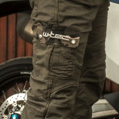W-TEC Pánské moto kalhoty Shoota (Velikost: 5XL, Barva: olivově zelená)
