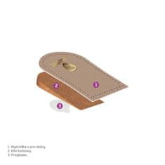 Mazbit Kožené podpatky na korkové končetině zkrácení 10 mm 38-40