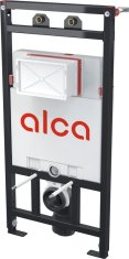 Alca Plast ALCA A108F/1100 Montážní rám s nádržkou pro výlevku s odpadem DN90/110 a baterii - Alcadrain