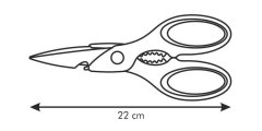 Tescoma Multifunkční nůžky PRESTO 22cm (888225) - MIX