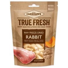 Brit CARNILOVE True Fresh Freeze-Dried snack RABBIT with Pumpkin, 40 g