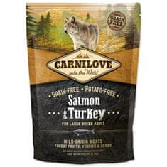 Brit CARNILOVE Salmon & Turkey for Dog Large Breed Adult, 1,5 kg