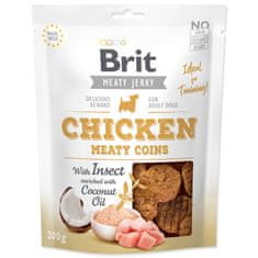 Brit Snack BRIT Jerky Chicken with Insect Meaty Coins, 200 g