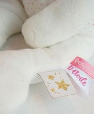 Kraftika Doudou plyšová hračka růžový zajíček - hvězda 25 cm