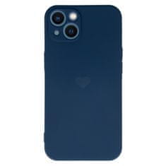 Vennus Kryt Vennus Heart Silicone pro Apple iPhone 14 Plus , design 1 , barva modrá