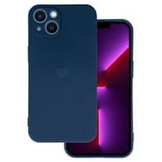 Vennus Valentýnské pouzdro Heart pro iPhone 14 Plus - tmavě modré