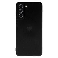 Vennus Kryt Vennus Heart Silicone pro Samsung Galaxy S21 FE , design 1 , barva černá