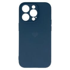 Vennus  Silikonové pouzdro se srdcem pro Iphone 13 Pro Max design 1 navy