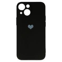 Vennus  Silikonové pouzdro se srdcem pro Iphone 14 Plus design 1 černé