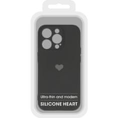 Vennus Kryt Vennus Heart Silicone pro Apple iPhone 13 Pro , design 1 , barva černá