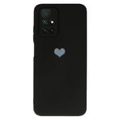 Vennus Kryt Vennus Heart Silicone pro Xiaomi Redmi 10 , design 1 , barva černá