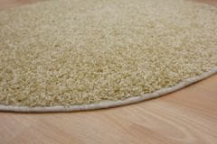 Vopi Kusový koberec Color shaggy béžový kruh 57x57 (průměr) kruh