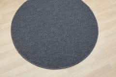 Vopi Kusový koberec Nature antracit kruh 57x57 (průměr) kruh