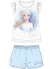 Letní dívčí pyžamo s krátkým rukávem Ledové království Elsa - šedé