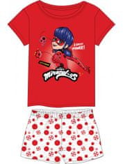 E plus M Letní dívčí pyžamo s krátkým rukávem Kouzelná beruška - Ladybug