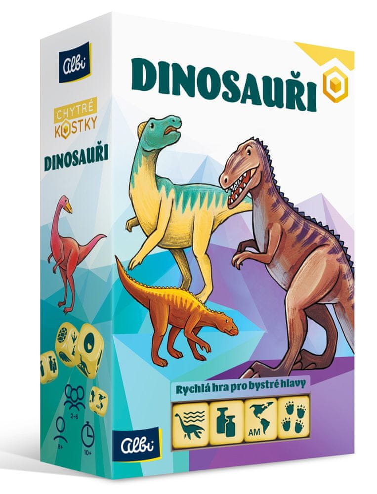Levně Albi Chytré kostky - Dinosauři