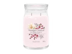 YANKEE CANDLE Pink Cherry &amp; Vanilla svíčka 567g / 5 knotů (Signature velký)