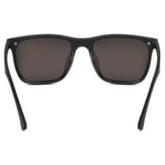 Aleszale Zrcadlové sluneční brýle s UV filtrem NERDY - Černá/Modrá