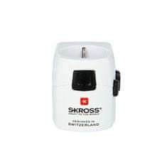 Skross World PRO Light cestovní adaptér, 6.3A max., uzemněný, UK+USA+Austrálie/Čína PA45