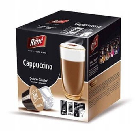 René Cappuccino kapsle pro kávovary Dolce Gusto 16 ks