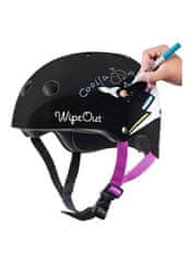Wipeout dětská helma černá s bleskem 49-52cm