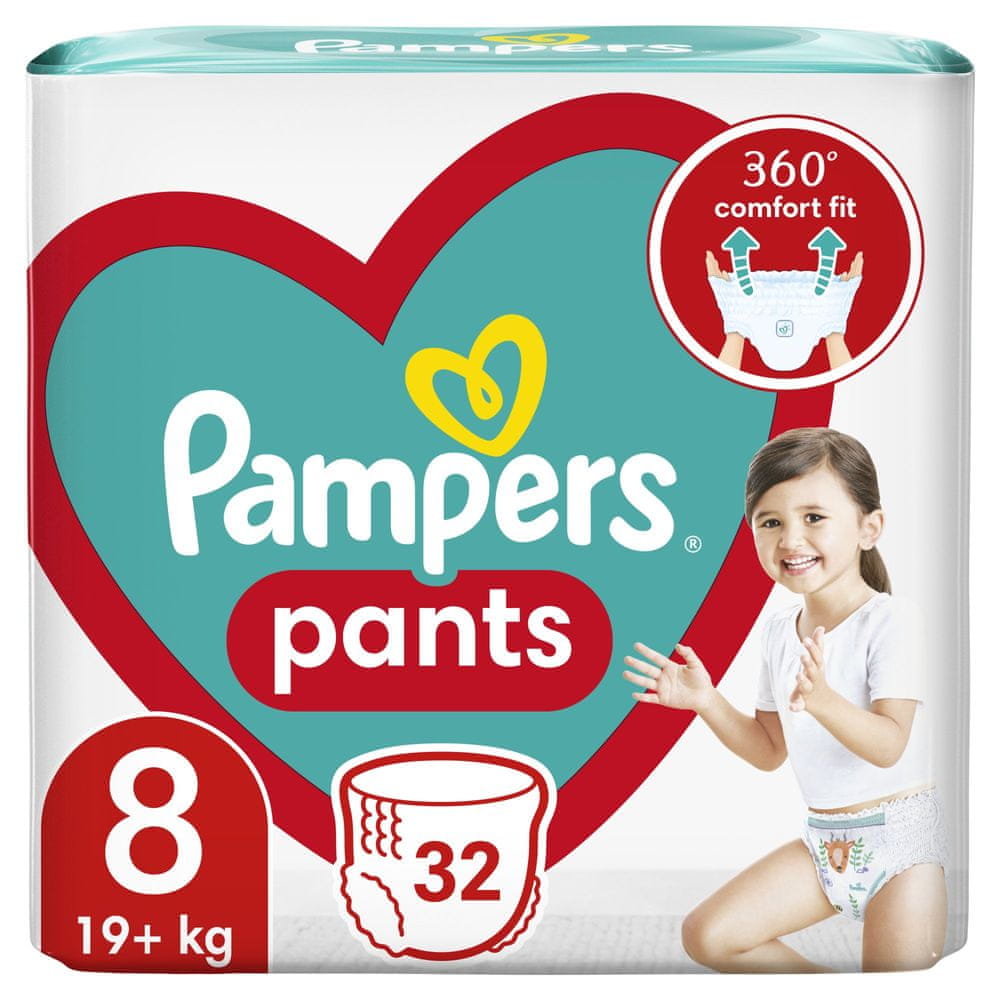 Pampers Active Baby Pants vel. 8 (32 ks) 19+ kg