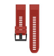 X-Site Řemínek pro Garmin QuickFit silikonový 22mm červený