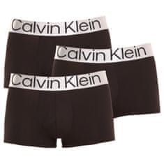 Calvin Klein Poškozený obal - 3PACK pánské boxerky černé (NB3074A-7V1) - velikost XL