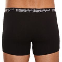 Lee Cooper Poškozený obal - 5PACK pánské boxerky černé (LCU3200709A-1410366) - velikost XXXL